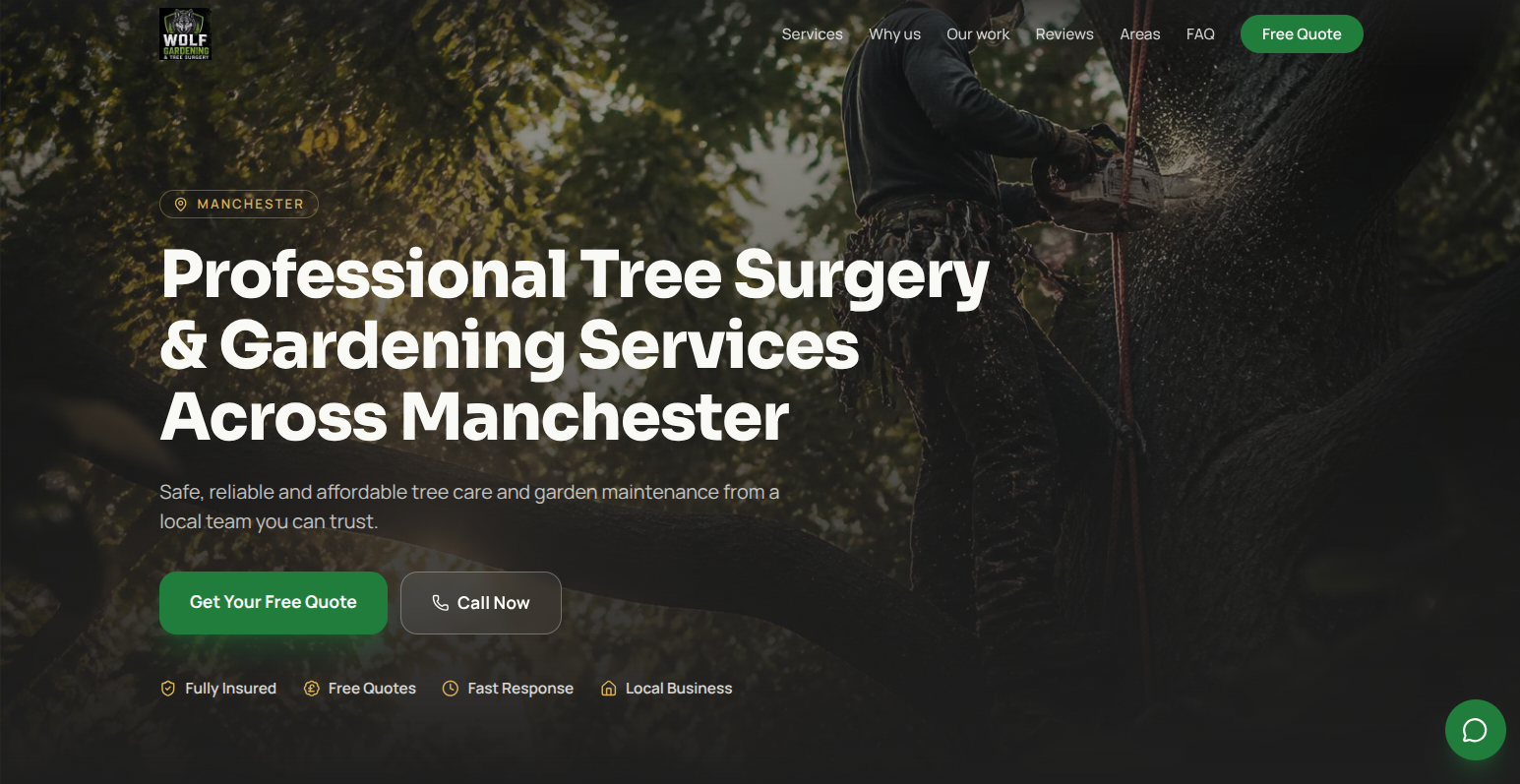 Website designed for Wolf Gardening