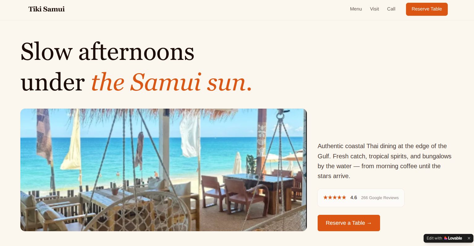 Tiki Beach Club & Bungalows